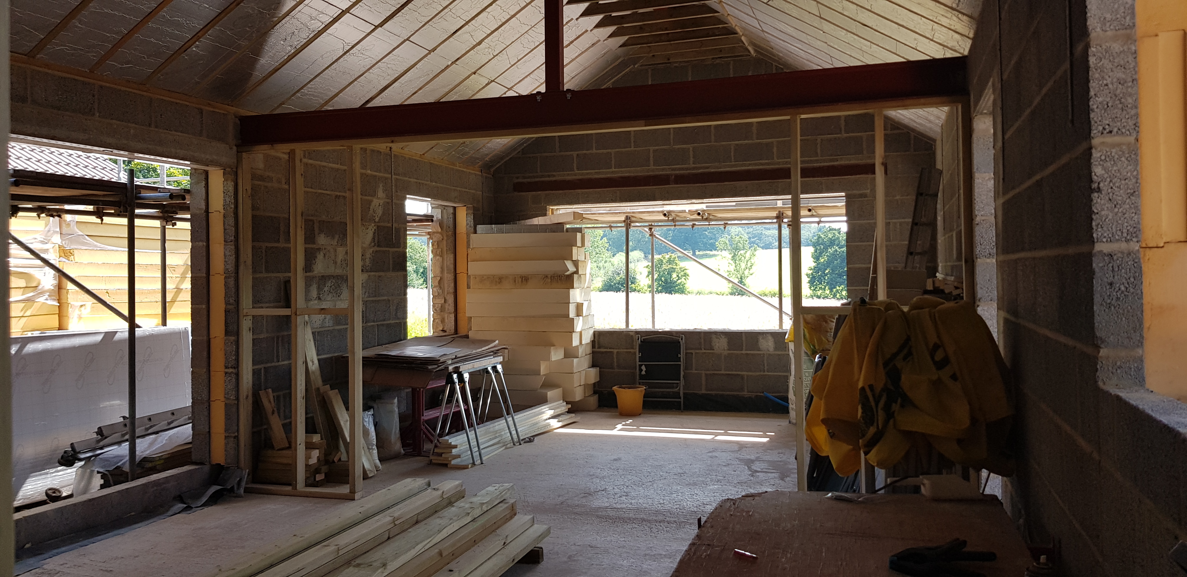 The Apple Yard - New Build Bungalow - Blockwork and Insulation