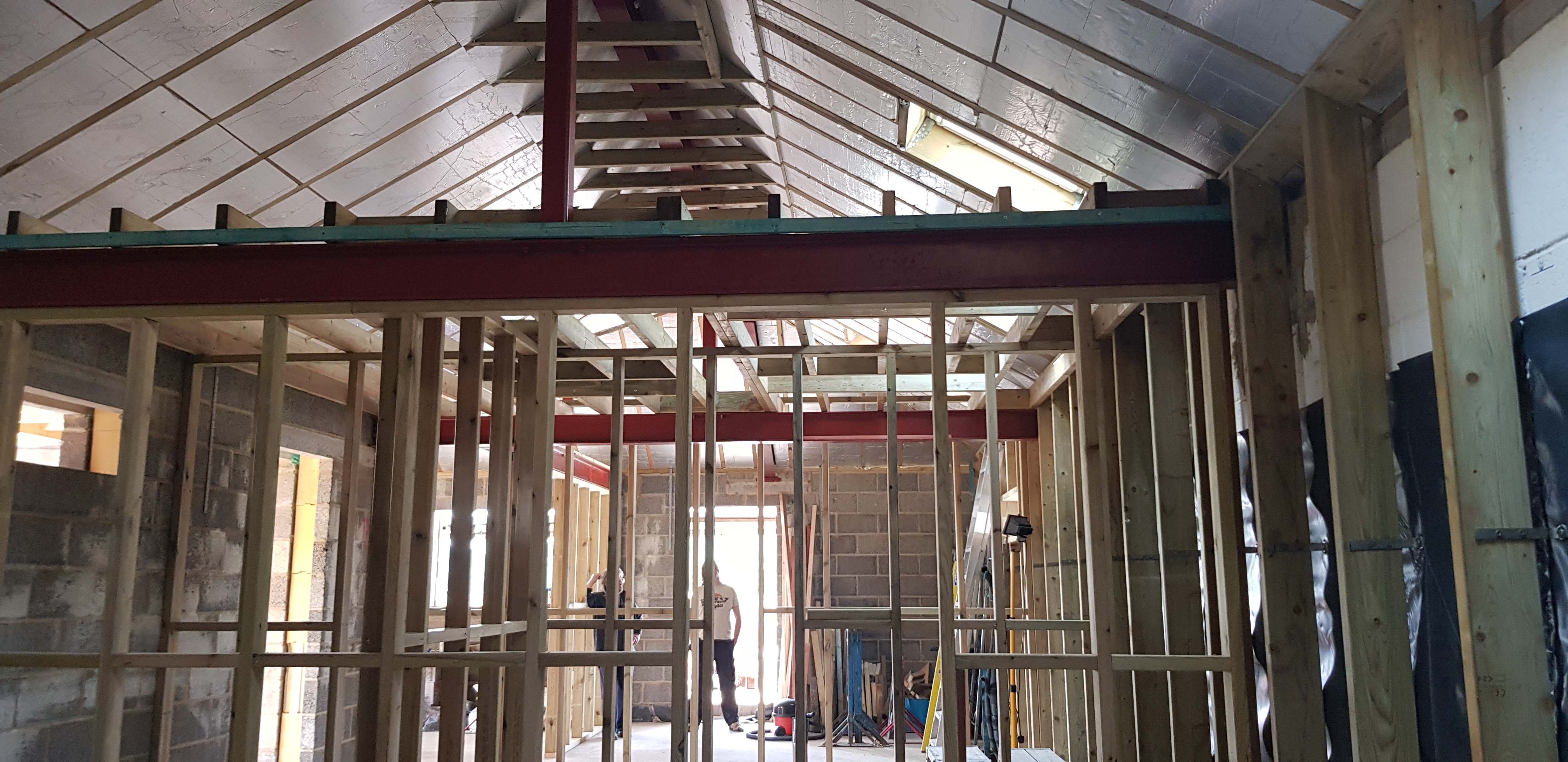 The Apple Yard - New Build Bungalow - Internal Stud Walls