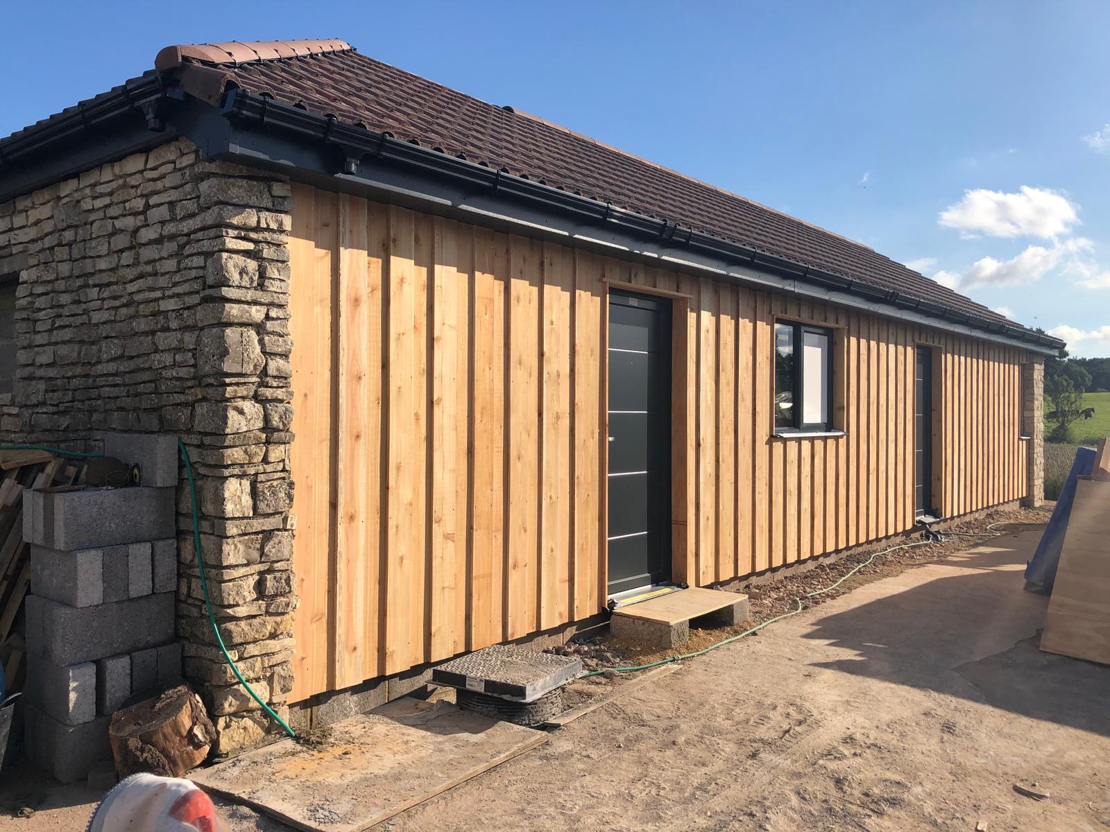 The Apple Yard - New Build Bungalow - Stone / Cladding Combination