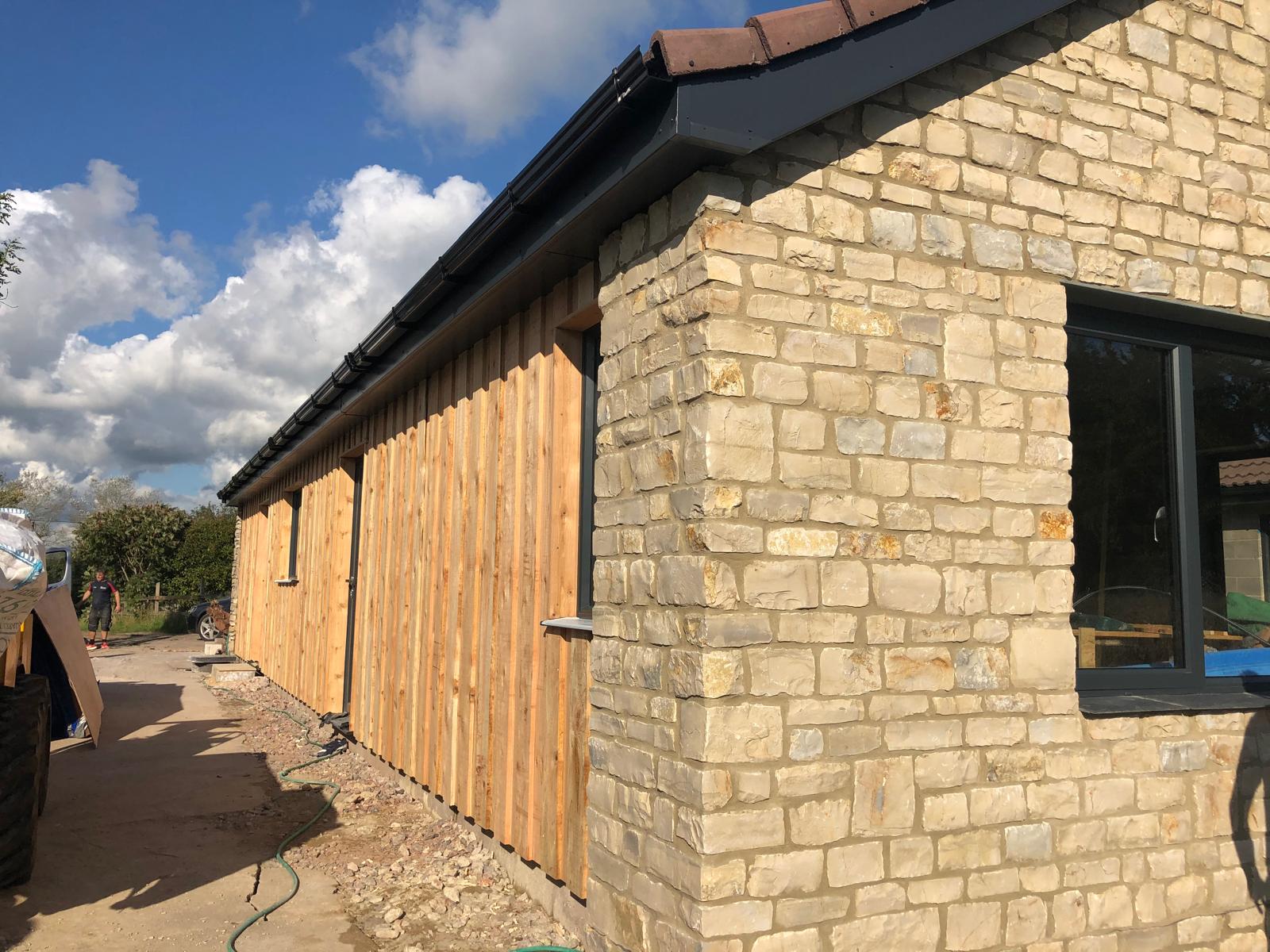 The Apple Yard - New Build Bungalow - Stone / Cladding Combination