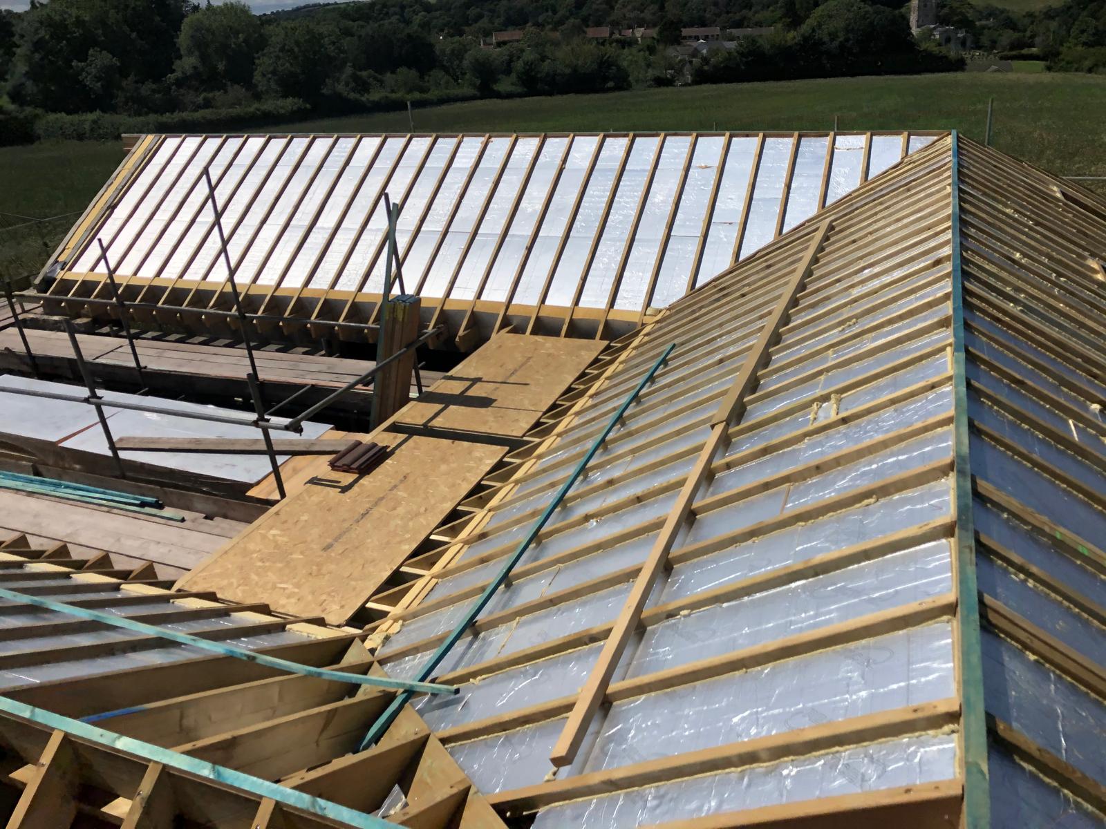 The Apple Yard - New Build Bungalow - Roof Construction
