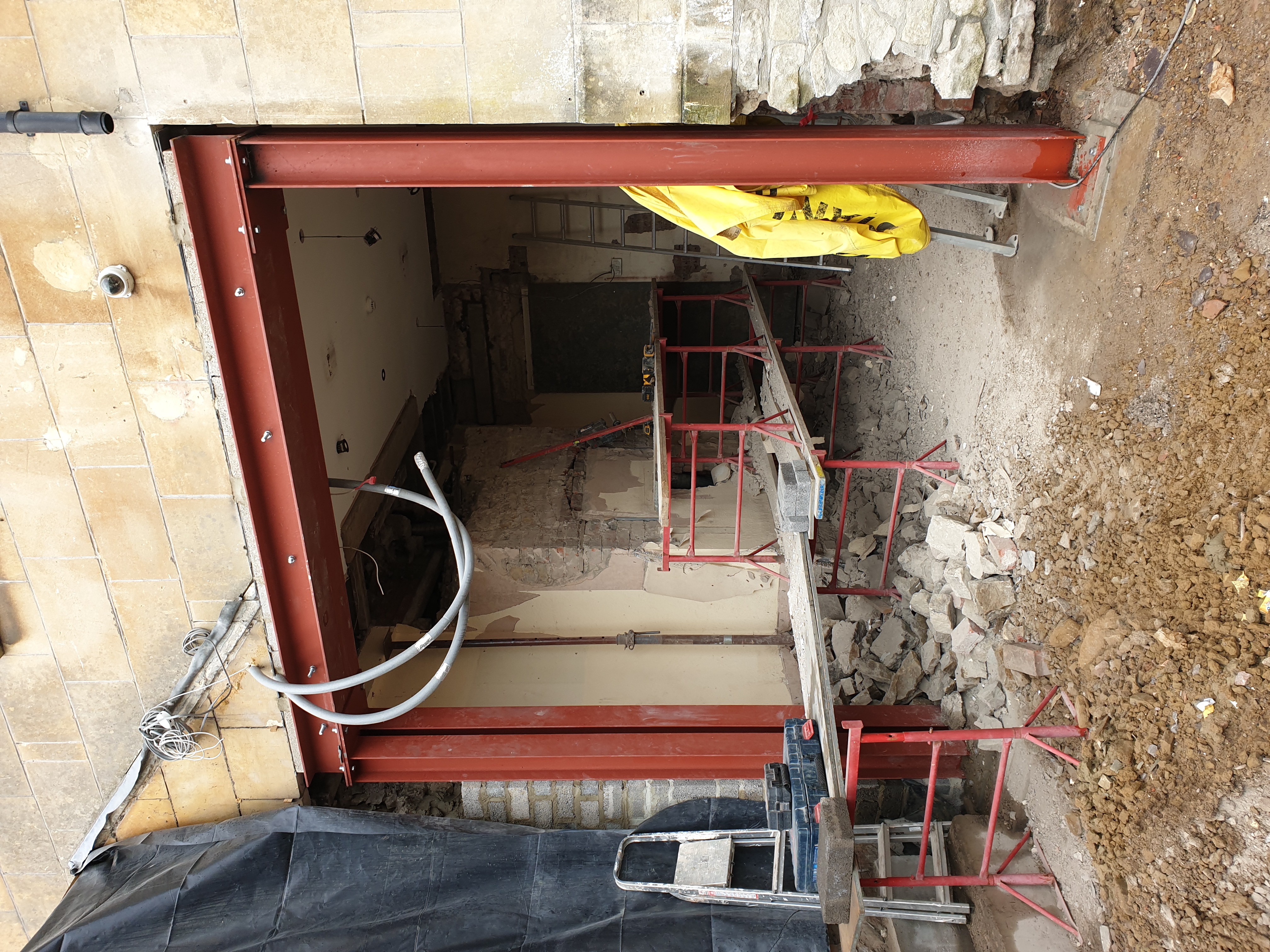 Extension & External Groundworks - Steelwork