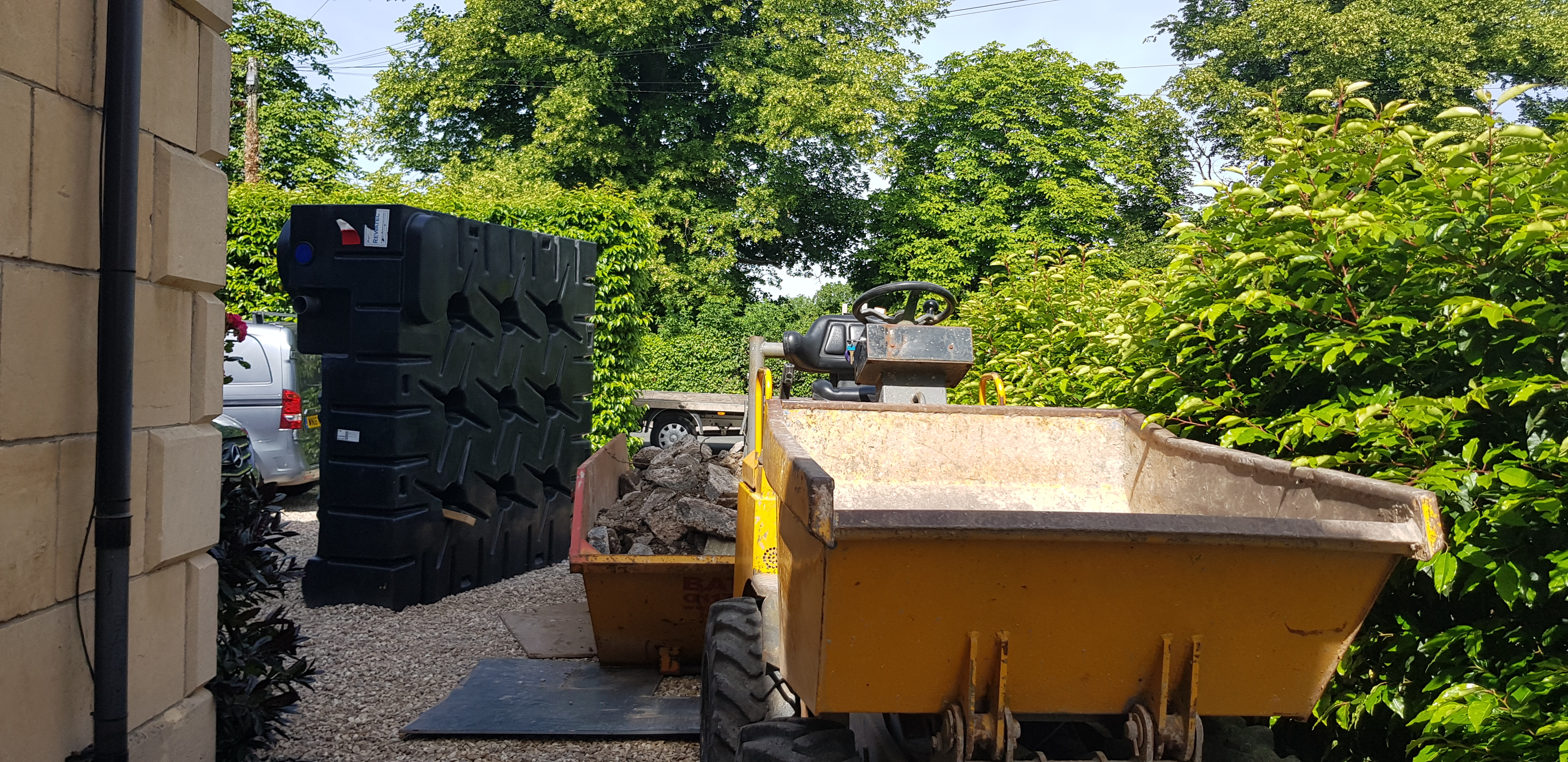 Extension & External Groundworks - Rain Water Harvesting Tank