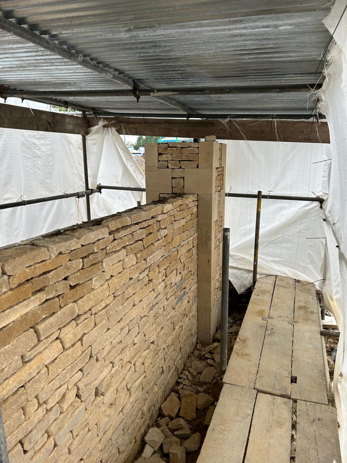 Castle Combe Race Circuit - New Entrance - Cotswold Stone Detailing