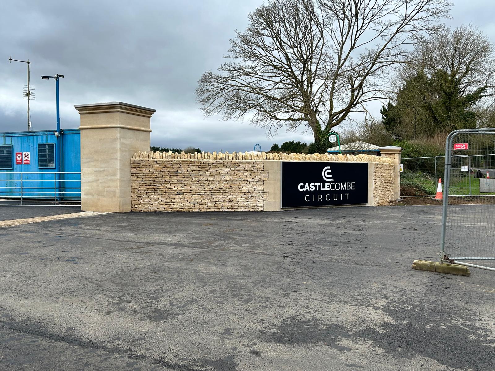Castle Combe Race Circuit - New Entrance - Completed Entrance Way
