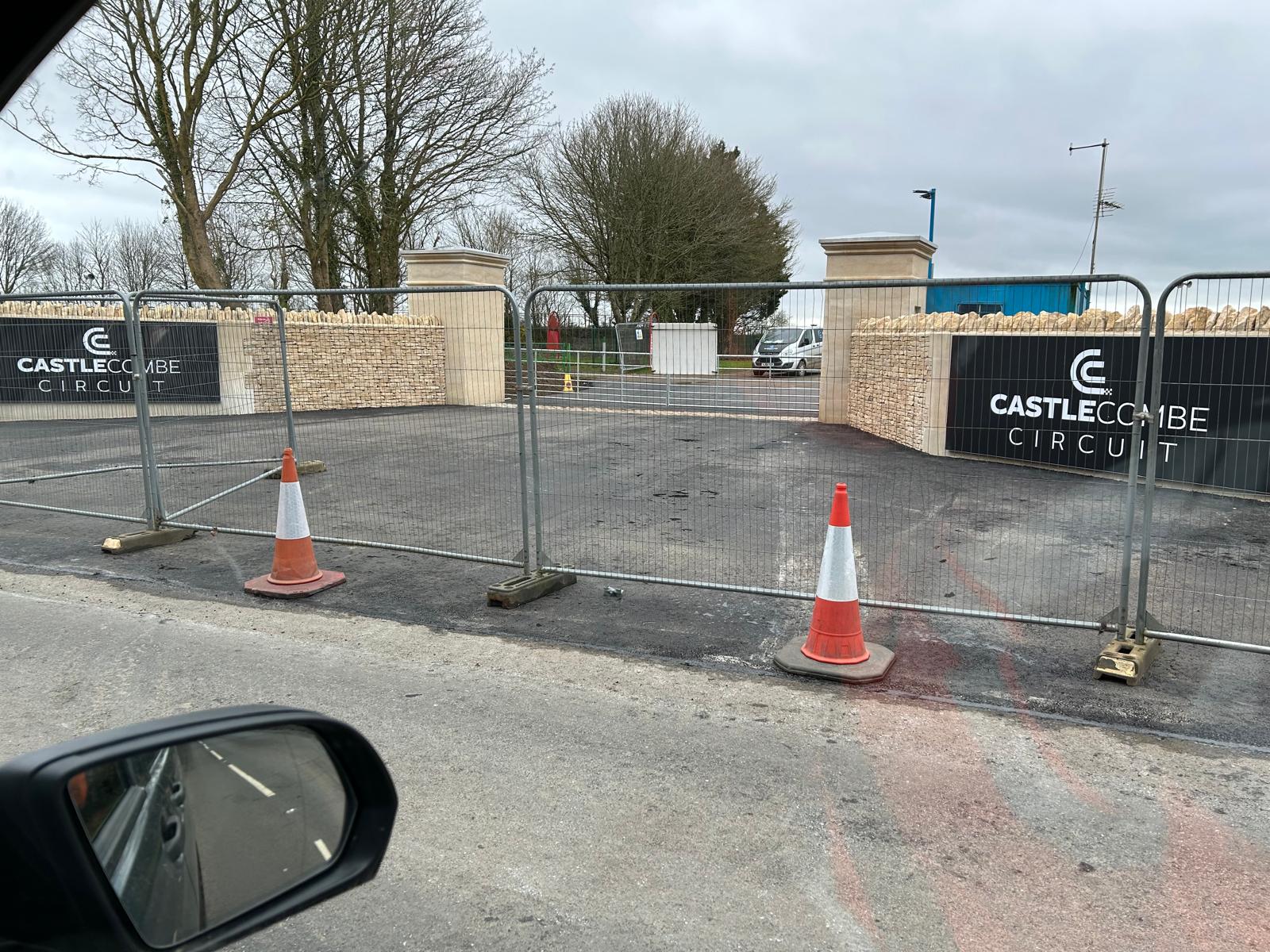 Castle Combe Race Circuit - New Entrance - Completed Entrance Way