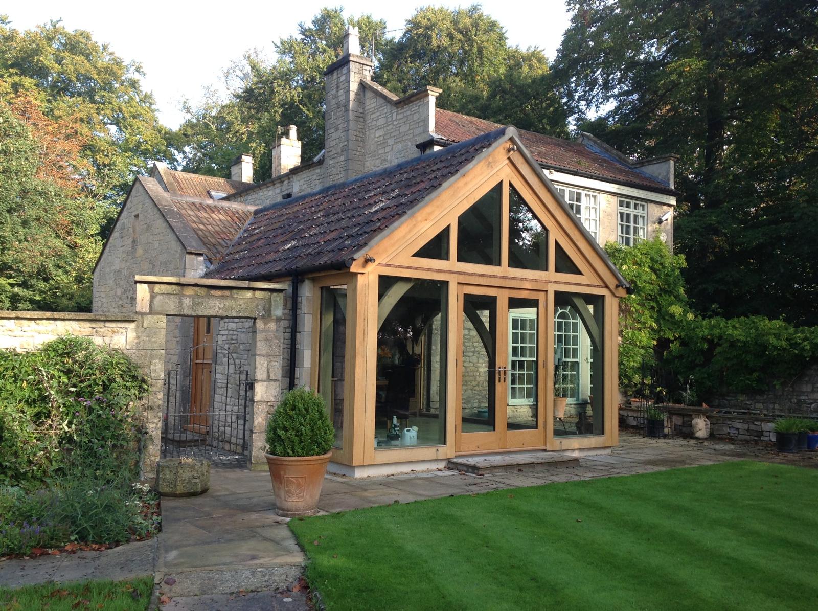 Oak Frame Buildings - Completed Extension