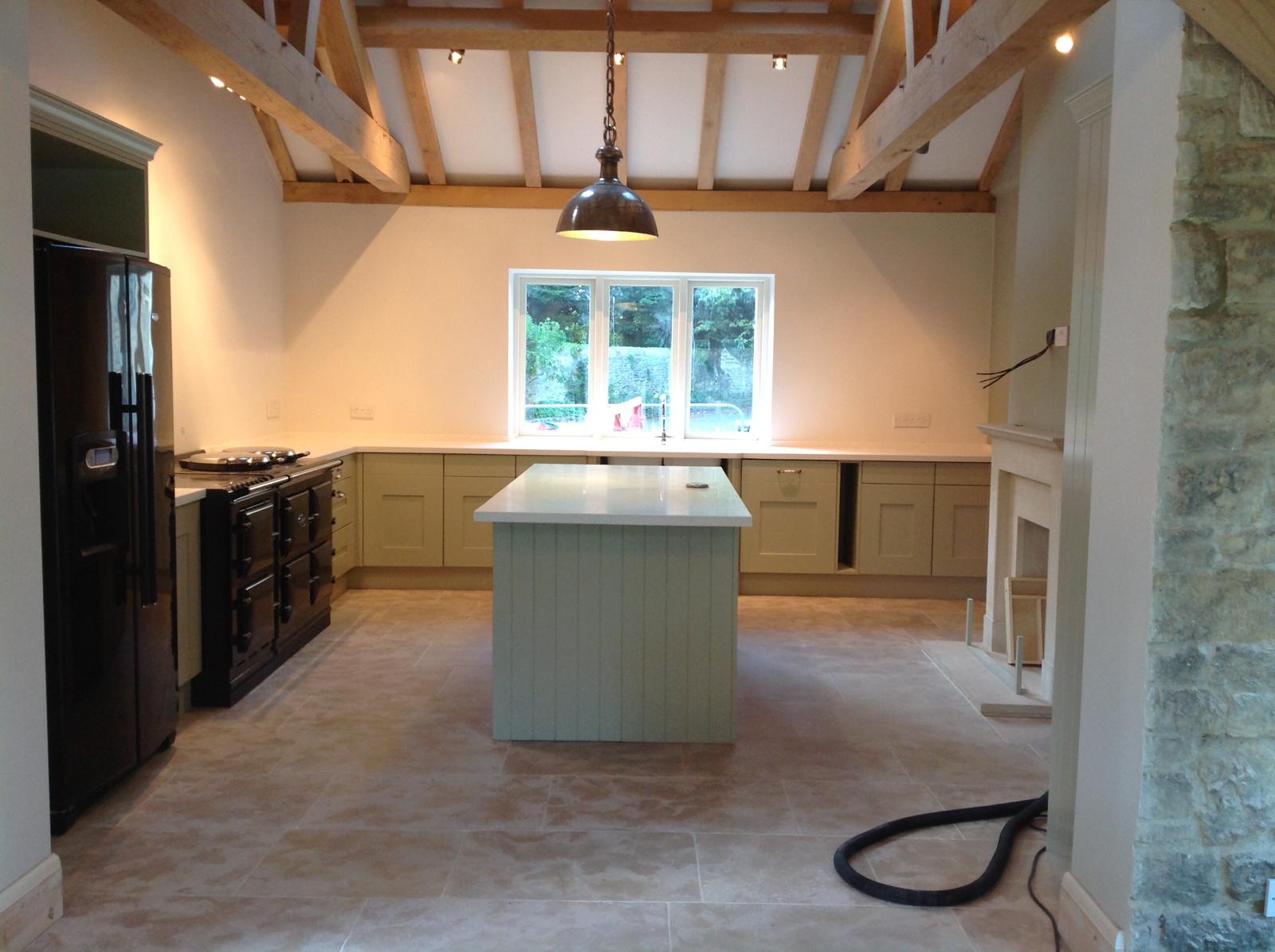 Oak Frame Buildings - Kitchen Install