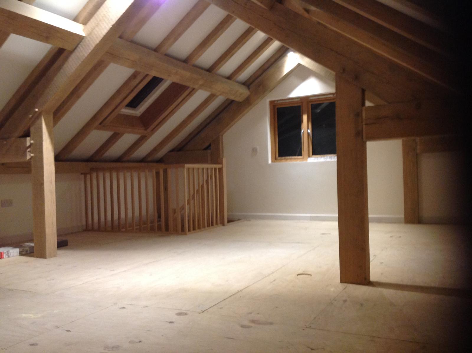 Oak Frame Buildings - Exposed Oak Beams