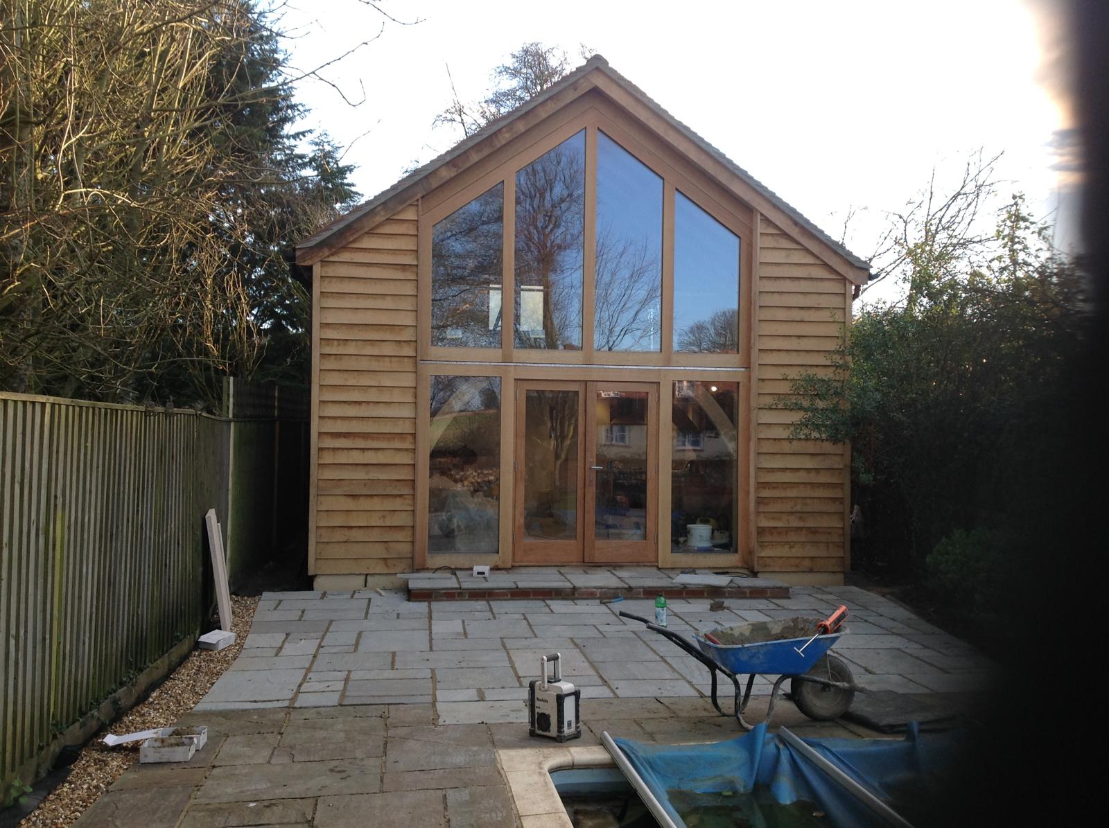 Oak Frame Buildings - Landscaping Around the Building